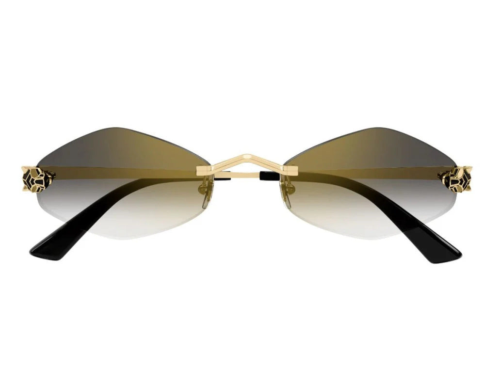 Lunettes de Soleil Cartier Panthère Losange CT0433S-003 2